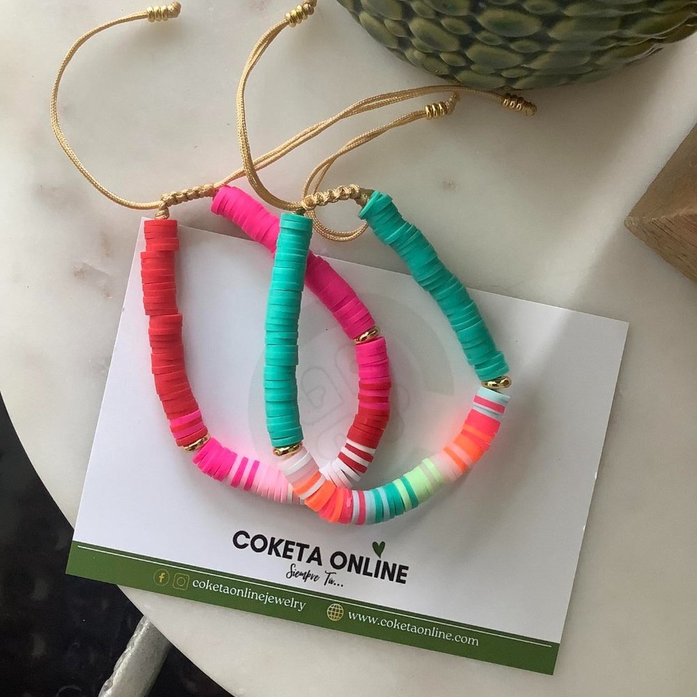 Bracalets / Simple Style Round Soft Clay Braid